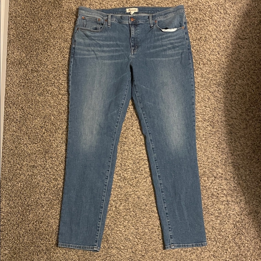 Madewell the slim boyjean jeans -size 33T
